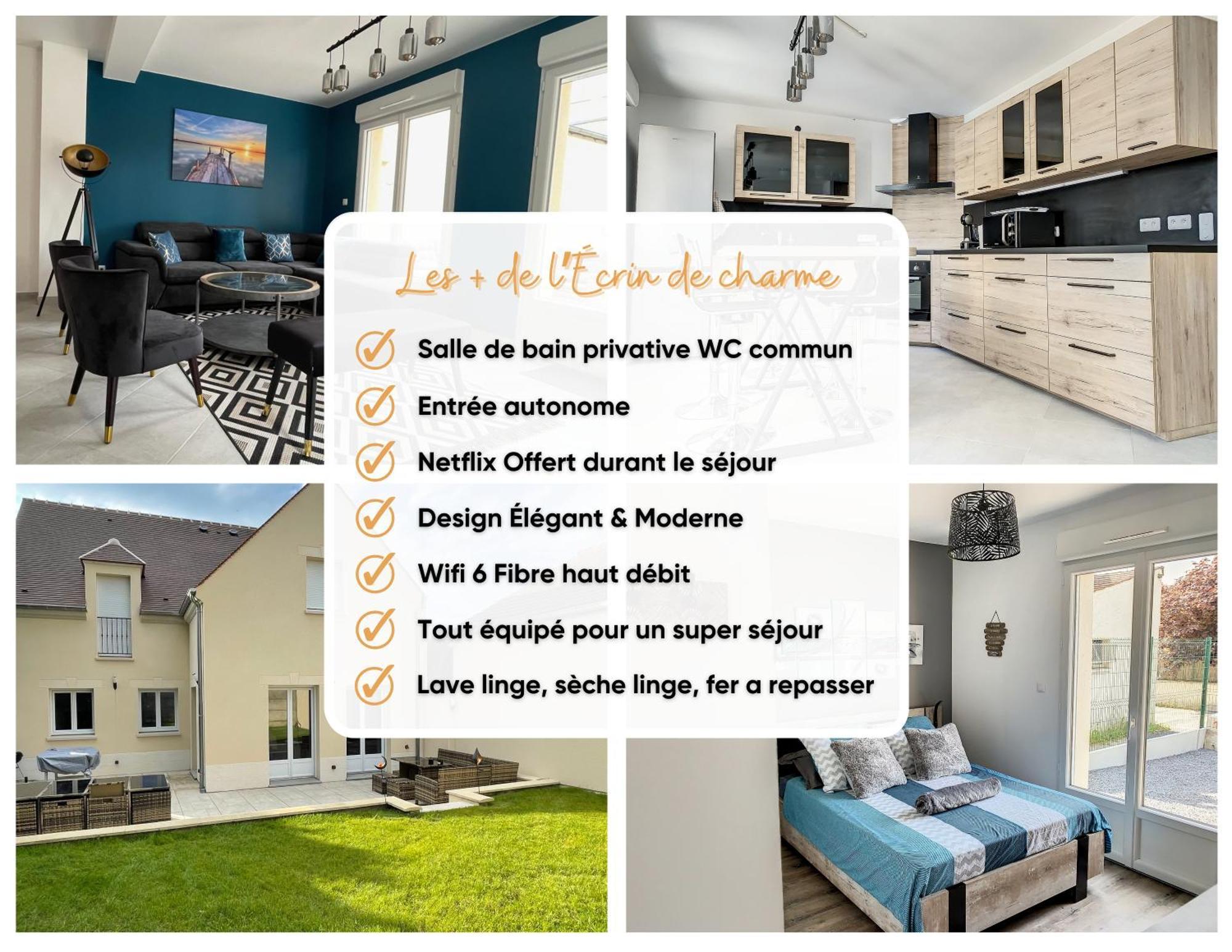 Chambre Songe Dans Maison Au Calme Compiègne Exteriér fotografie